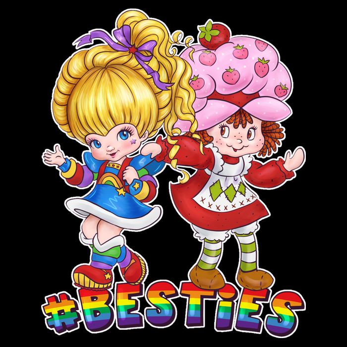 Besties Best Friends Classic TV Show USA-Made Doggie Bandana