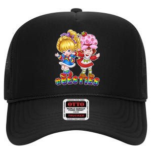 Besties Best Friends Classic TV Show High Crown Mesh Back Trucker Hat