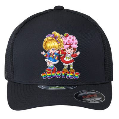 Besties Best Friends Classic TV Show Flexfit Unipanel Trucker Cap