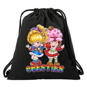 Besties Best Friends Classic TV Show Drawstring Bag