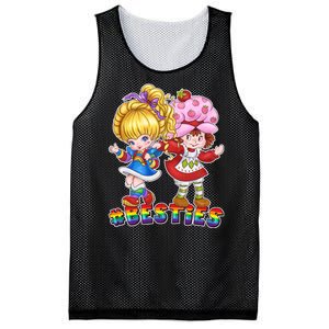 Besties Best Friends Classic TV Show Mesh Reversible Basketball Jersey Tank