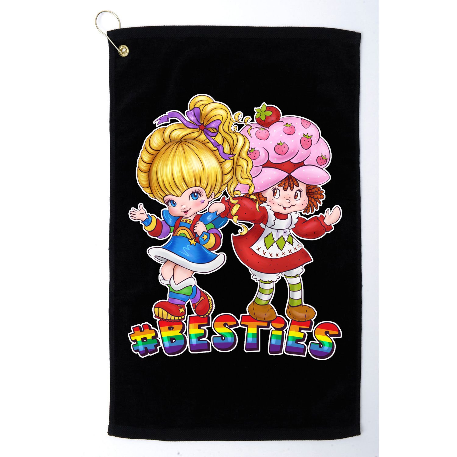 Besties Best Friends Classic TV Show Golf Towel