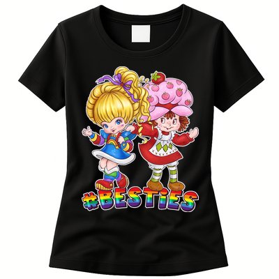 Besties Best Friends Classic TV Show Womens T-Shirt