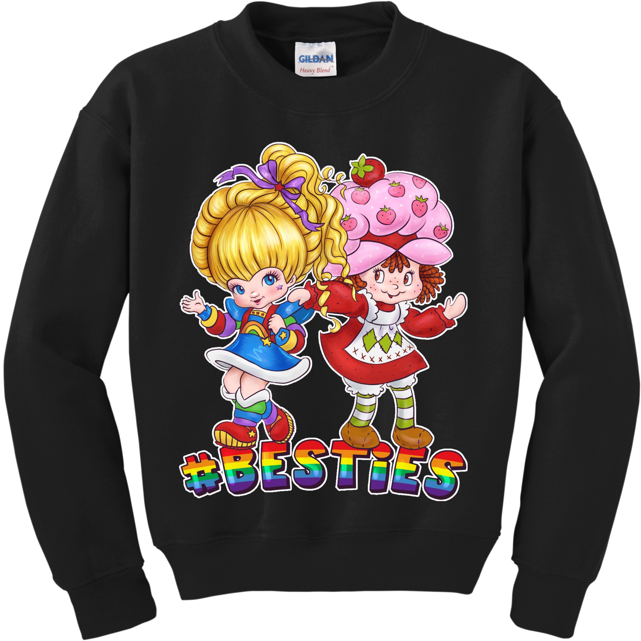 Besties Best Friends Classic TV Show Kids Sweatshirt