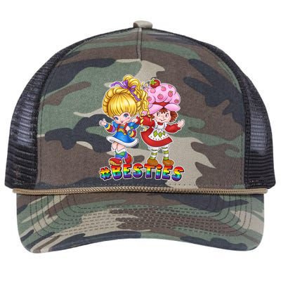 Besties Best Friends Classic TV Show Retro Rope Trucker Hat Cap