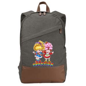 Besties Best Friends Classic TV Show Cotton Canvas Backpack