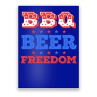 Bbq Beer Freedom Usa Patriotic 4th Of July Cute Gift Poster