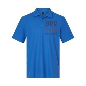 Bbq Beer Freedom Gift Softstyle Adult Sport Polo