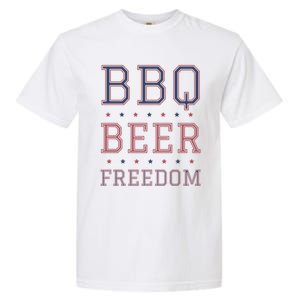 Bbq Beer Freedom Gift Garment-Dyed Heavyweight T-Shirt