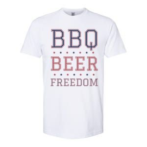 Bbq Beer Freedom Gift Softstyle CVC T-Shirt