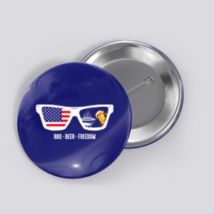 Bbq Beer Freedom Gift Button