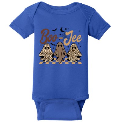 Boujee BooJee Fall Retro Halloween Ghost Spooky Vibes Gift Baby Bodysuit