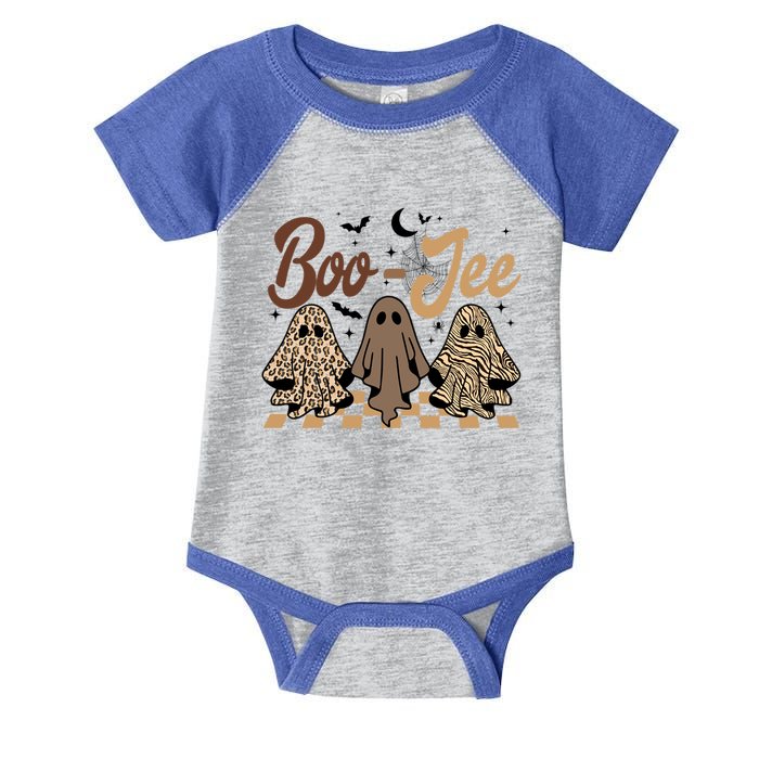 Boujee BooJee Fall Retro Halloween Ghost Spooky Vibes Gift Infant Baby Jersey Bodysuit