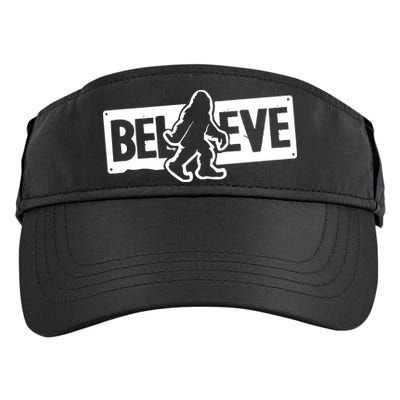 Believe Big Foot Sasquatch Bigfoot Adult Drive Performance Visor