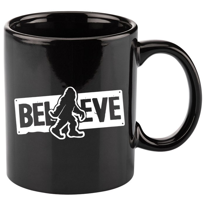 Believe Big Foot Sasquatch Bigfoot 11oz C Handle Ceramic Mug
