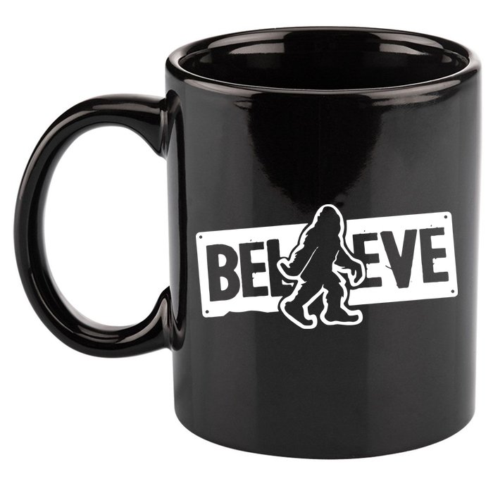 Believe Big Foot Sasquatch Bigfoot 11oz C Handle Ceramic Mug
