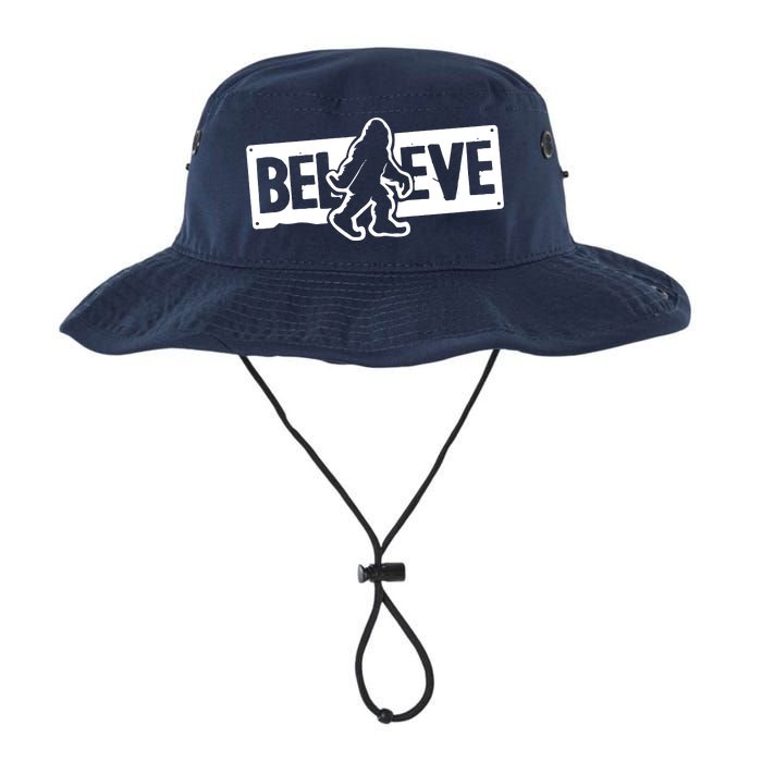 Believe Big Foot Sasquatch Bigfoot Legacy Cool Fit Booney Bucket Hat