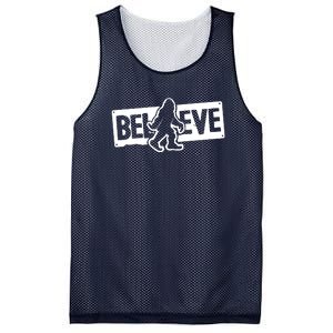 Believe Big Foot Sasquatch Bigfoot Mesh Reversible Basketball Jersey Tank