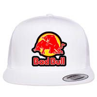 Bad Bull Funny Adult Humor Flatbill Hat