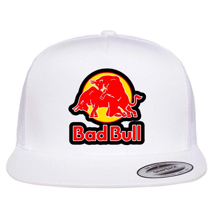 Bad Bull Funny Adult Humor Flatbill Hat
