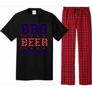 Bbq Beer Freedom Gift Pajama Set