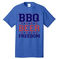 Bbq Beer Freedom Gift Tall T-Shirt