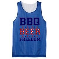 Bbq Beer Freedom Gift Mesh Reversible Basketball Jersey Tank