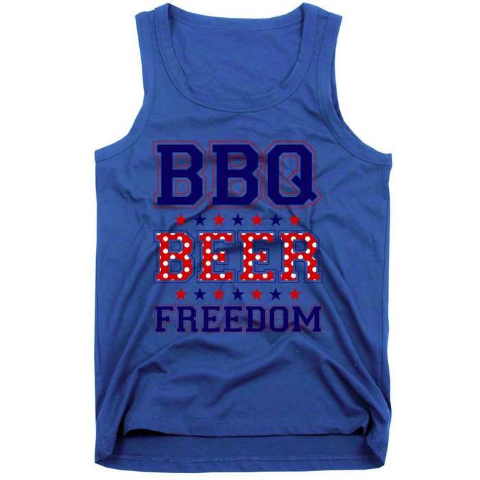 Bbq Beer Freedom Gift Tank Top