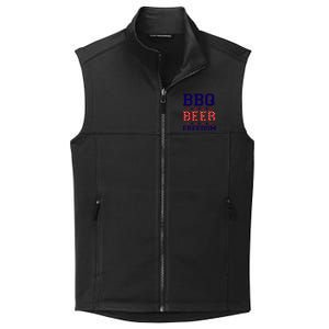 Bbq Beer Freedom Gift Collective Smooth Fleece Vest