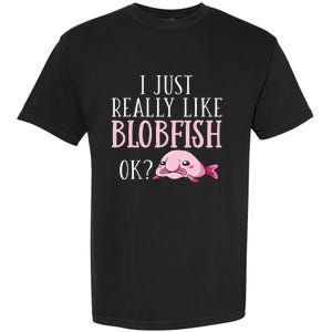 Blobfish Bob Fish Funny Cute Blob Blobby Garment-Dyed Heavyweight T-Shirt