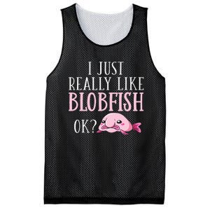 Blobfish Bob Fish Funny Cute Blob Blobby Mesh Reversible Basketball Jersey Tank