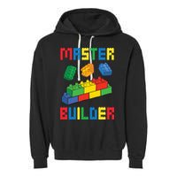 Brick Builder Funny Blocks Building Master Builder Toys Garment-Dyed Fleece Hoodie