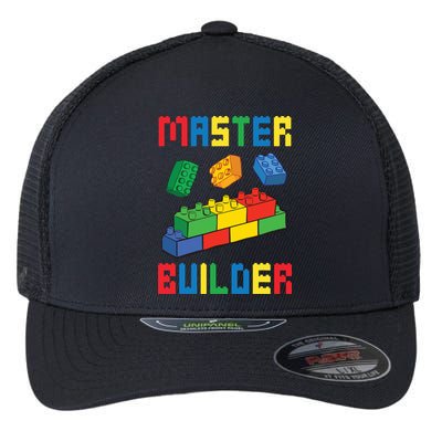 Brick Builder Funny Blocks Building Master Builder Toys Flexfit Unipanel Trucker Cap