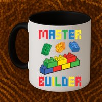 Brick Builder Funny Blocks Building Master Builder Toys Mug
