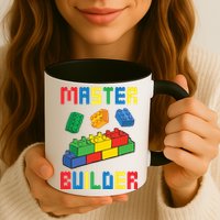 Brick Builder Funny Blocks Building Master Builder Toys Mug