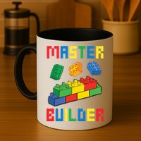 Brick Builder Funny Blocks Building Master Builder Toys Mug