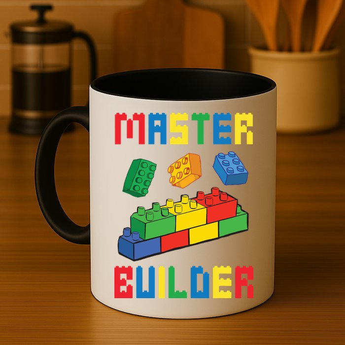 Brick Builder Funny Blocks Building Master Builder Toys Mug