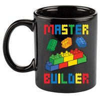 Brick Builder Funny Blocks Building Master Builder Toys 11oz C Handle Ceramic Mug
