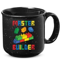 Brick Builder Funny Blocks Building Master Builder Toys 15oz Campfire Ceramic Mug