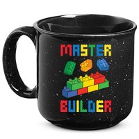 Brick Builder Funny Blocks Building Master Builder Toys 15oz Campfire Ceramic Mug
