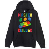 Brick Builder Funny Blocks Building Master Builder Toys Premium Pullover Hoodie
