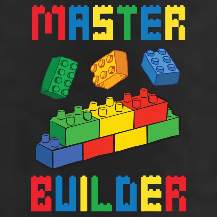 Brick Builder Funny Blocks Building Master Builder Toys Trucker Hat