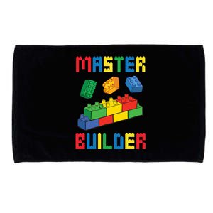 Brick Builder Funny Blocks Building Master Builder Toys Microfiber Hand Towel