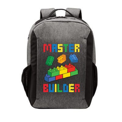 Brick Builder Funny Blocks Building Master Builder Toys Vector Backpack