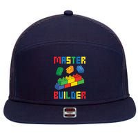 Brick Builder Funny Blocks Building Master Builder Toys 7 Panel Mesh Trucker Snapback Hat