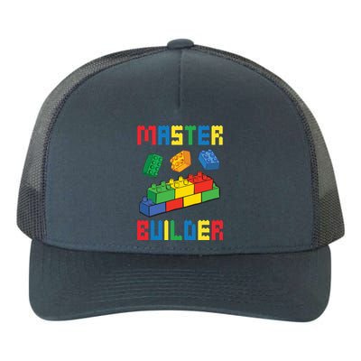Brick Builder Funny Blocks Building Master Builder Toys Yupoong Adult 5-Panel Trucker Hat