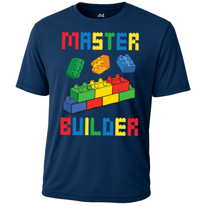 Brick Builder Funny Blocks Building Master Builder Toys Performance Shirt