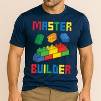Brick Builder Funny Blocks Building Master Builder Toys Performance Shirt