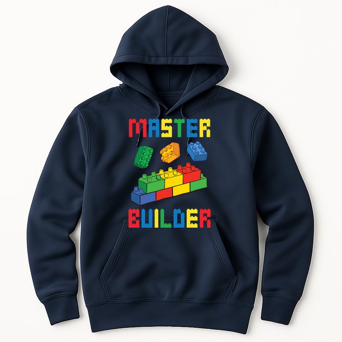 Brick Builder Funny Blocks Building Master Builder Toys Hoodie