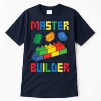 Brick Builder Funny Blocks Building Master Builder Toys Tall T-Shirt